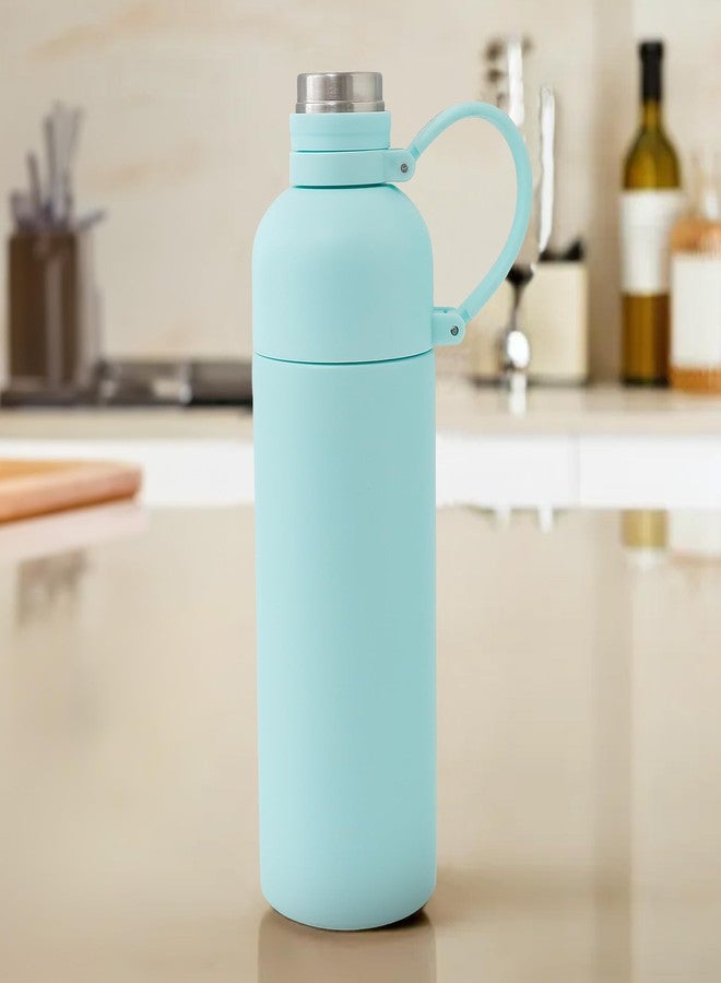 UMAI Insulated Double Walled Stainless Steel Water Bottle 500ml | Hot & Cold Water Bottle for Office, School, Gym | Thermosteel 8 Hrs Insulation | Leakproof | BPA Free | Light Blue - Image 1